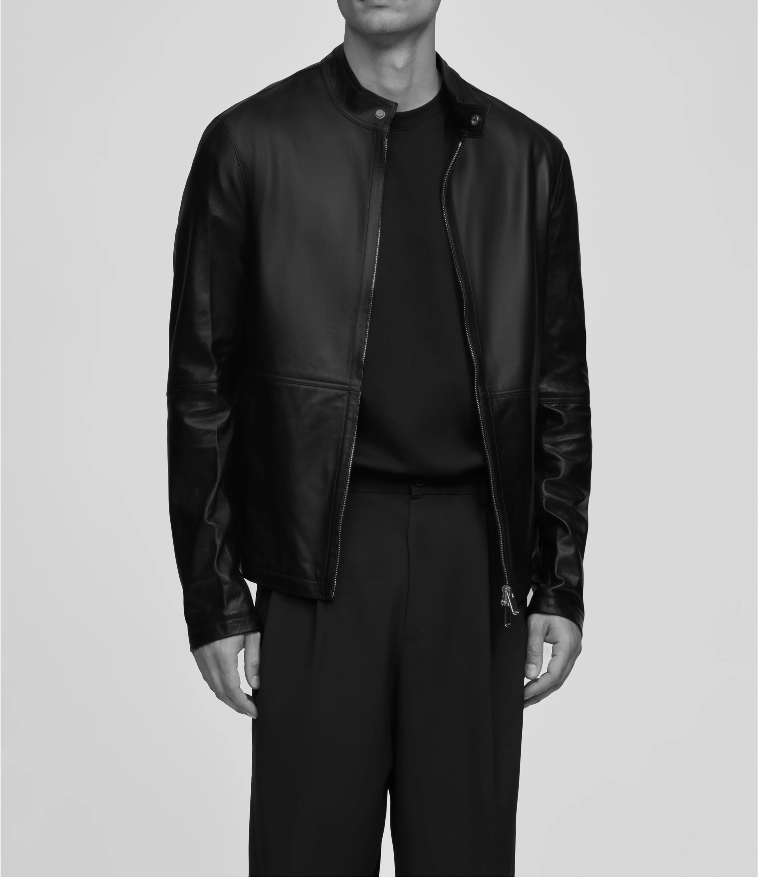<p>Menâs leather jackets</p>